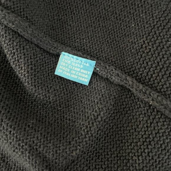 J. McLaughlin Cardigan SZM Open Front Navy Blue Sweater Womens - Picture 7 of 10